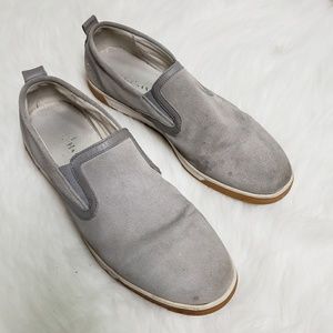 Cole Haan Quincy Slip-on Suede Gray Size 10 1/2